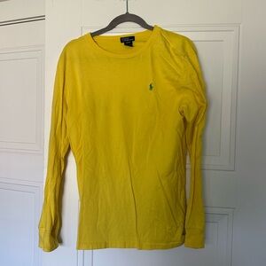 Polo by Ralph Lauren Yellow Kids Long Sleeve Shirt